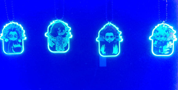 BNHA UV HALLOWEEN 2 INCH CHARMS THE SEQUEL