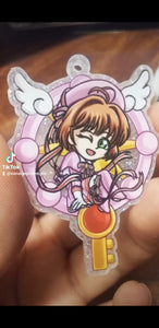 Card Guardian 2.5 Glitter Acrylic  Charm.