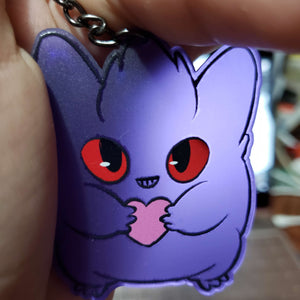 Valentines Gengar 2.5INCH Charm FREE ADD ON