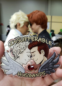 GOOD OMENS INSUFFERABLE HUSBANDS 3 INCH CHARM