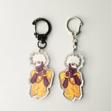 JAILBIRD DABIHAWKS 2 INCH ACYRLIC CHARMS