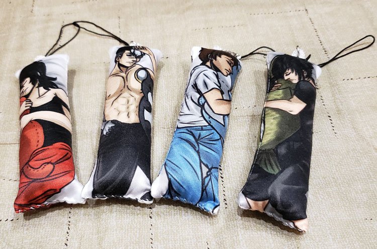 DISCOUNT Mini Dakimakura 3.5 Inch Pillow Charm Voltron Final Fantasy N wanabiepicdesigns