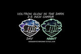 VOLTRON 3.5INCH GLOW ACRYLIC CHARM