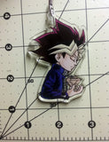 Yu Gi Oh Yugi Muto Yami Doublesided 2.5 Inch Clear Acrylic Charm