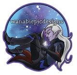 DISCOUNT Voltron Lotor 2inch Purple Frosted Acrylic Charm