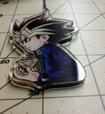 Yu Gi Oh Yugi Muto Yami Doublesided 2.5 Inch Clear Acrylic Charm