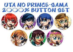 Uta no Prince-Sama 1.75 inch Chibi Buttons UTAPRI