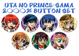 Uta no Prince-Sama 1.75 inch Chibi Buttons UTAPRI