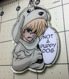 Yu Gi Oh Joey Wheeler Doublesided 2.5 Inch Clear Acrylic Charm