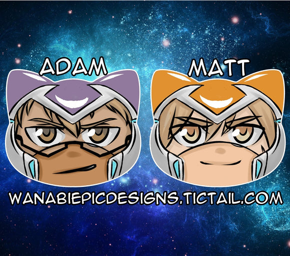 Voltron NYAN-TRON Kitty Buttons ADAM MATT