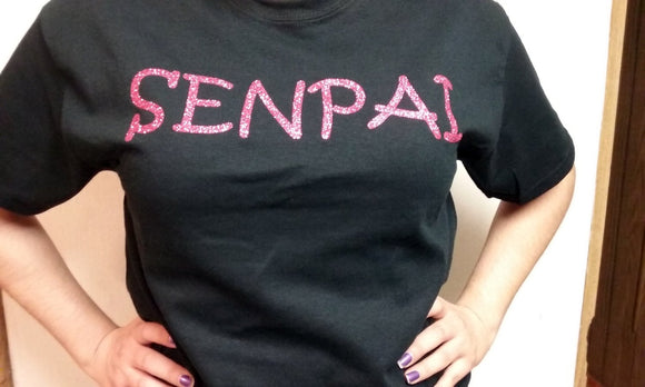 SENPAI GLITTER TSHIRT