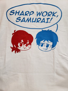 VOLTRON KLANCE SHARP WORK SAMURAI TSHIRT