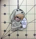 Yu Gi Oh Joey Wheeler Doublesided 2.5 Inch Clear Acrylic Charm