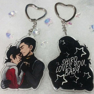 VOLTRON SHEITH 2INCH SHIRO LOVES YOU,BABY ACRYLIC CHARM DISCOUNTED