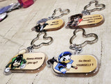 Kingdom Hearts 3 6CM Sarcastic Glitter Charms