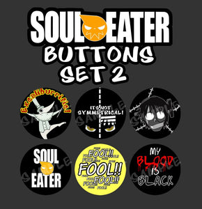 Soul Eater 1.75 inch Buttons