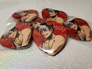 [IN STOCK] Voltron Shiro Loves Pocky Heart Button