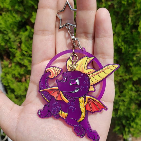 Spyro the Dragon 3 Inch Charm