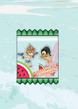 Watermelon Sugar Zack & Cloud 4 Inch Candy Bag Charm